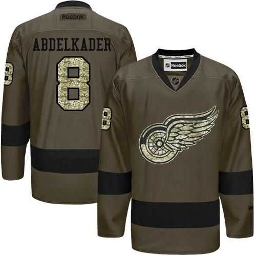 Glued Detroit Red Wings #8 Justin Abdelkader Green Salute to Service NHL Jersey,We sell and wholesale Glued Detroit Red Wings #8 Justin Abdelkader Green Salute to Service NHL Jersey on line form chian!